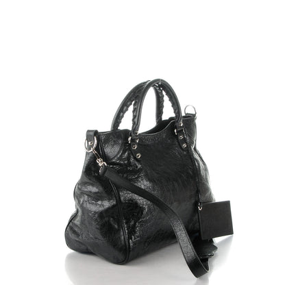 Balenciaga Agneau Classic Silver Hardware Velo Black 3 of 8