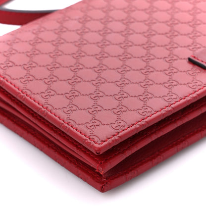 Gucci Microguccissima Crossbody Wallet Red 9 of 10