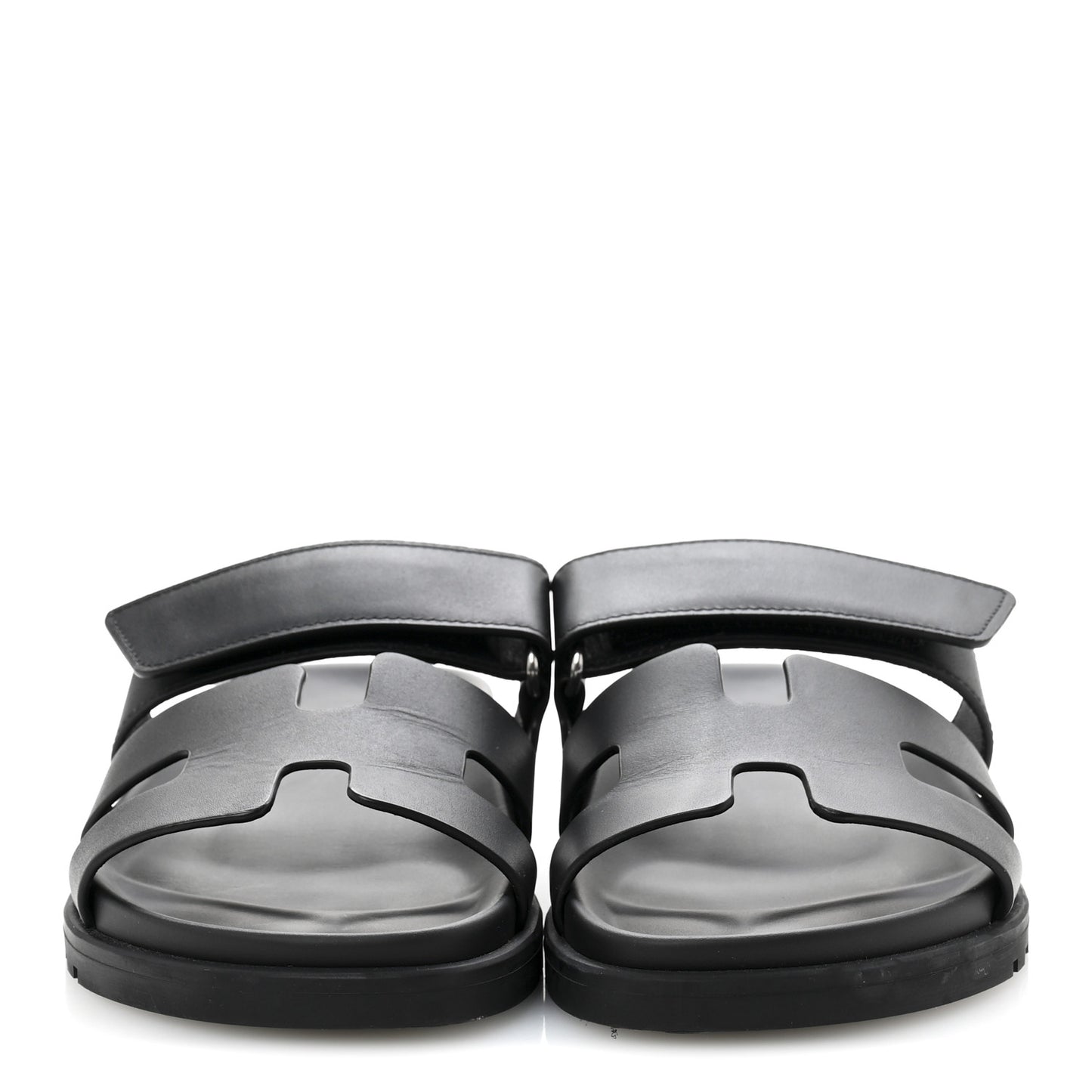 Calfskin Womens Chypre Sandals 35.5 Black