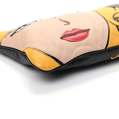 Prada Nappa Pop Girl Zip Pouch Black 8 of 10