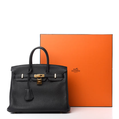 Hermes Togo Birkin 25 Black 36 of 36