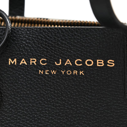 Marc Jacobs Calfskin Mini Grid Tote Bag Black 6 of 8