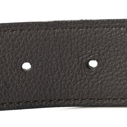Hermes Box Togo 32mm Belt Strap 90 36 Black Etain 4 of 7