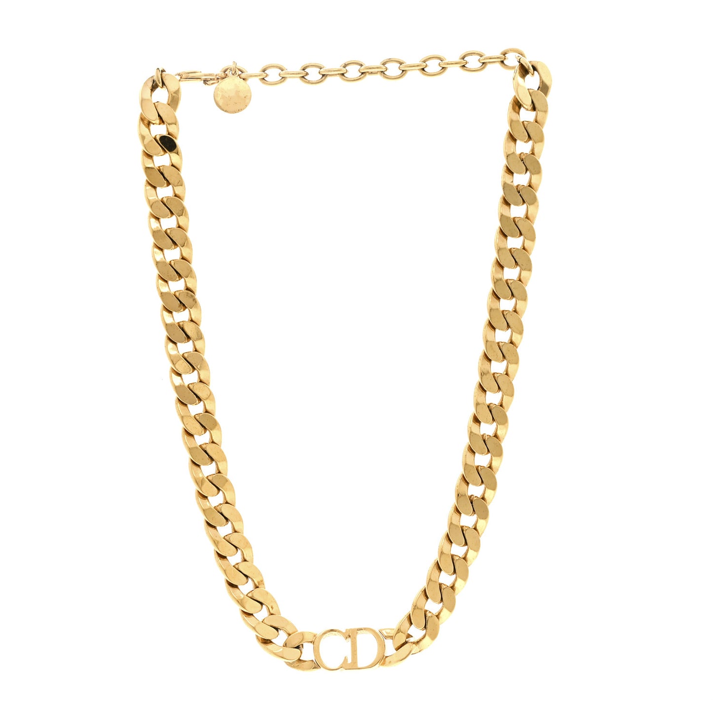 Metal Danseuse Etoile Chain Choker Necklace Gold
