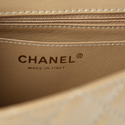 Chanel Aged Calfskin Quilted 2.55 Reissue Mini Flap Beige 8 of 9