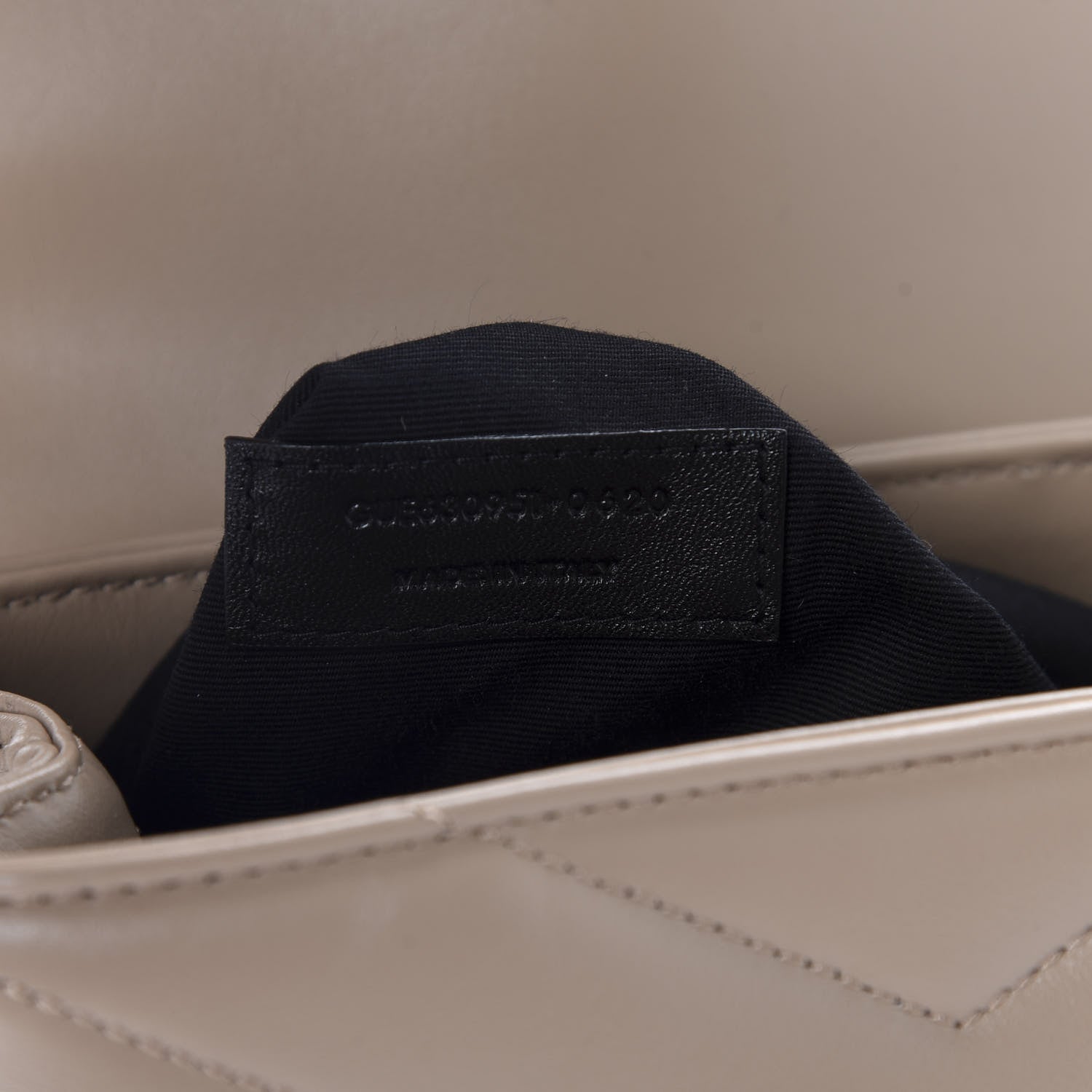 Saint Laurent Calfskin Y Quilted Monogram Toy Loulou Crossbody Bag Dark Beige 9 of 12