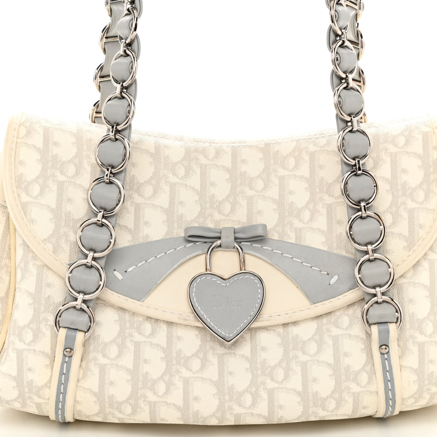 Monogram Romantique Trotter Bag Grey