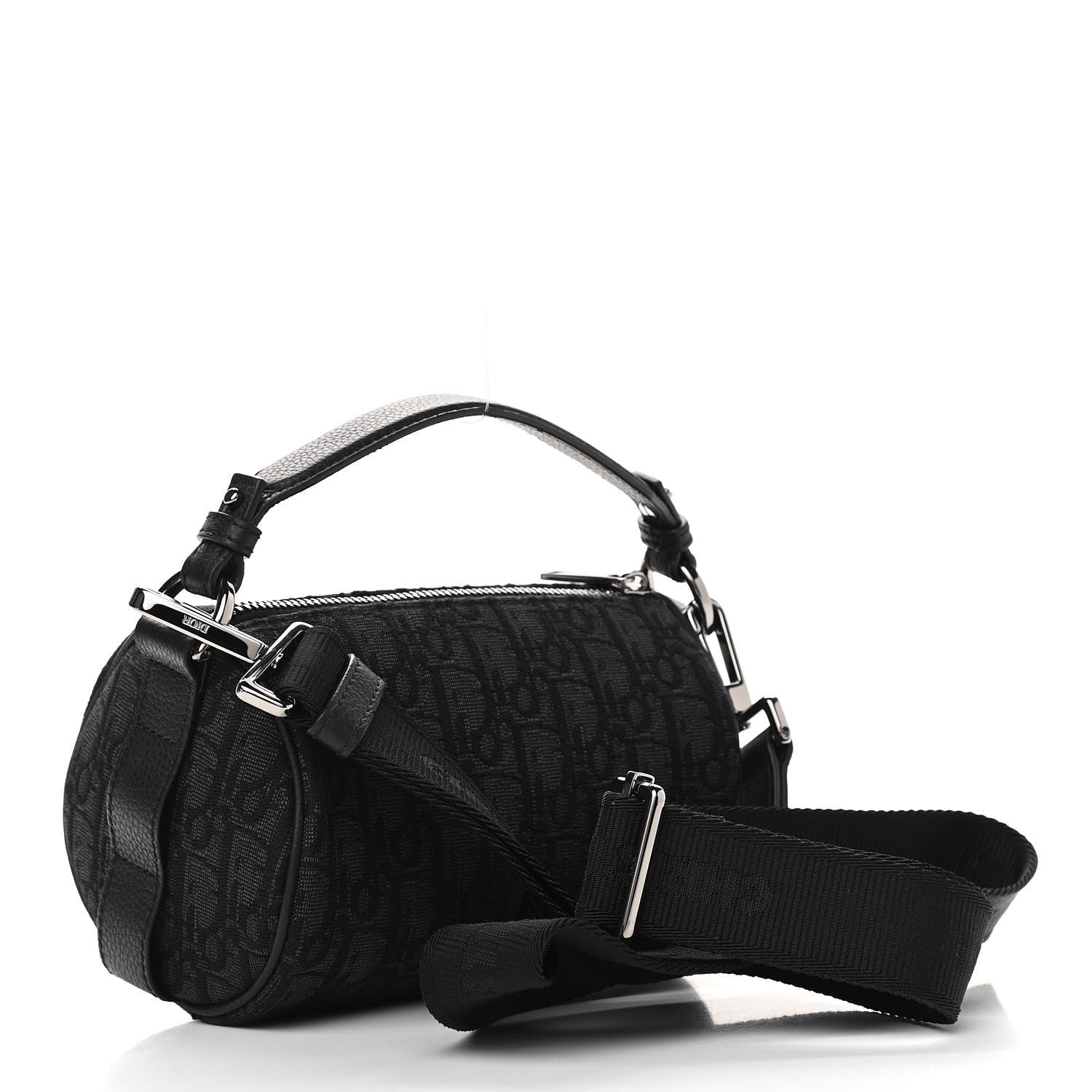 Christian Dior Oblique Mini Roller Messenger Bag Black 3 of 10