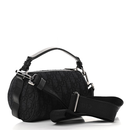 Christian Dior Oblique Mini Roller Messenger Bag Black 3 of 10