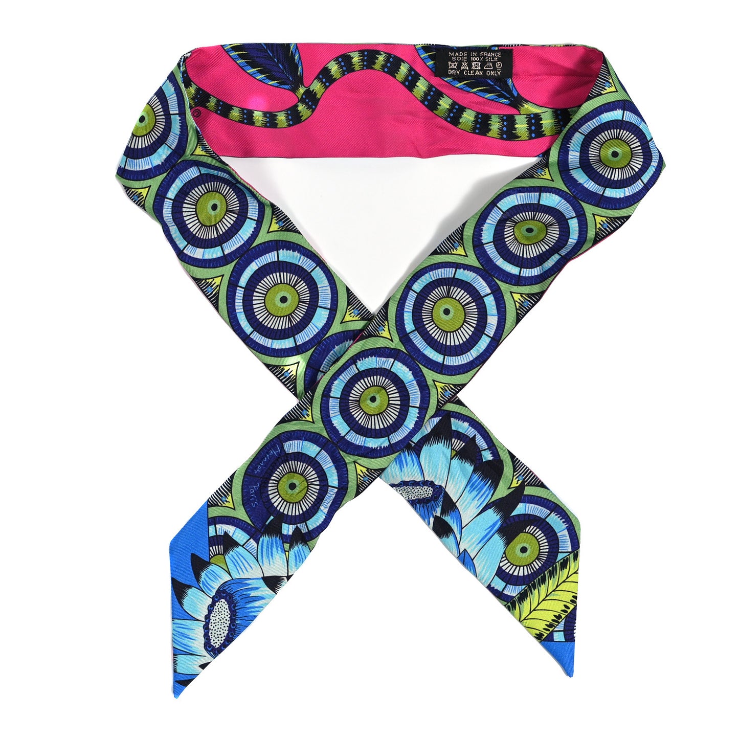 Silk The Savana Dance Twilly Rose Indien Indigo Vert