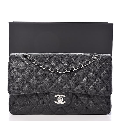Chanel Caviar Quilted Medium Double Flap Black 10 of 10
