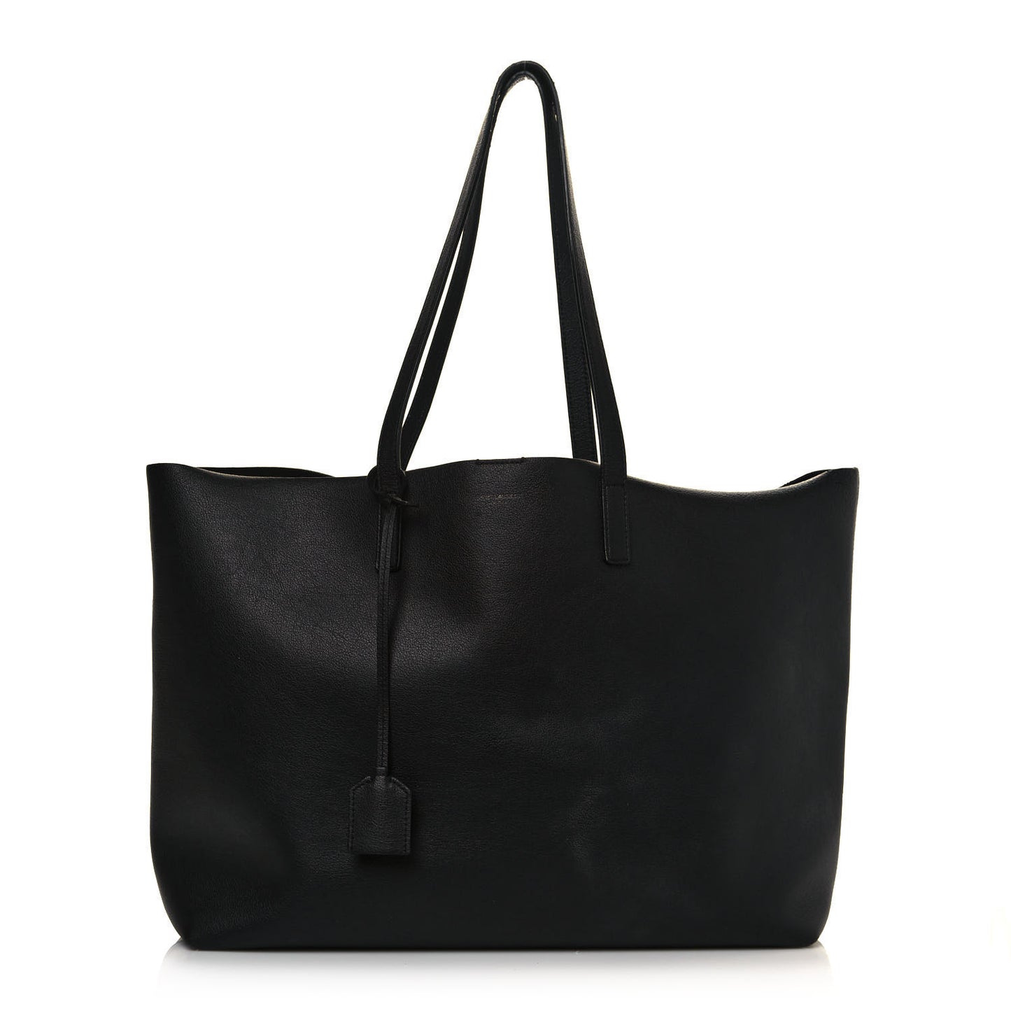 Calfskin Large Shopping Tote Black