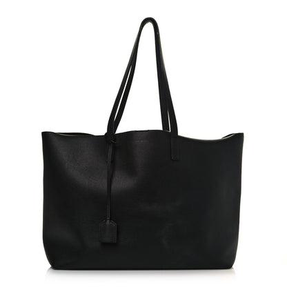 Saint Laurent Calfskin Large Shopping Tote Black 3 of 16