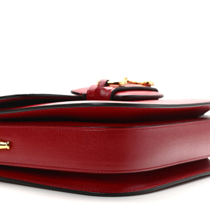 Gucci Azalea Calfskin Horsebit 1955 Shoulder Bag New Cherry Red 8 of 10