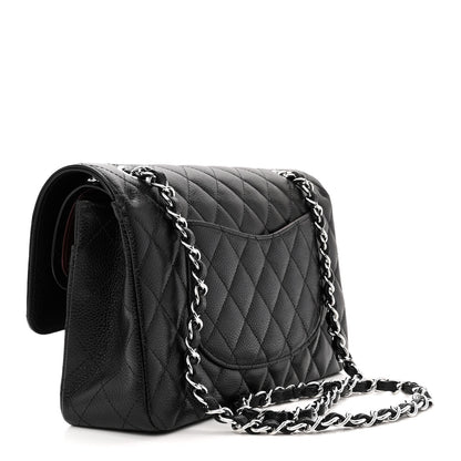 Chanel Caviar Quilted Medium Double Flap Black 3 of 11