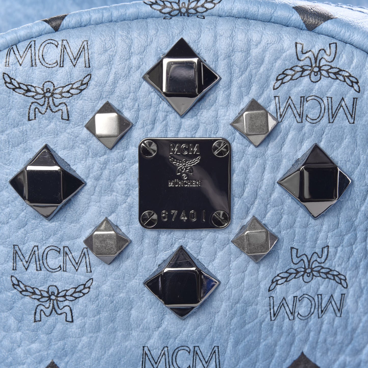Visetos Studded Small Dual Stark Backpack Munich Blue