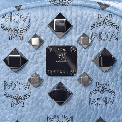 MCM Visetos Studded Small Dual Stark Backpack Munich Blue 11 of 13