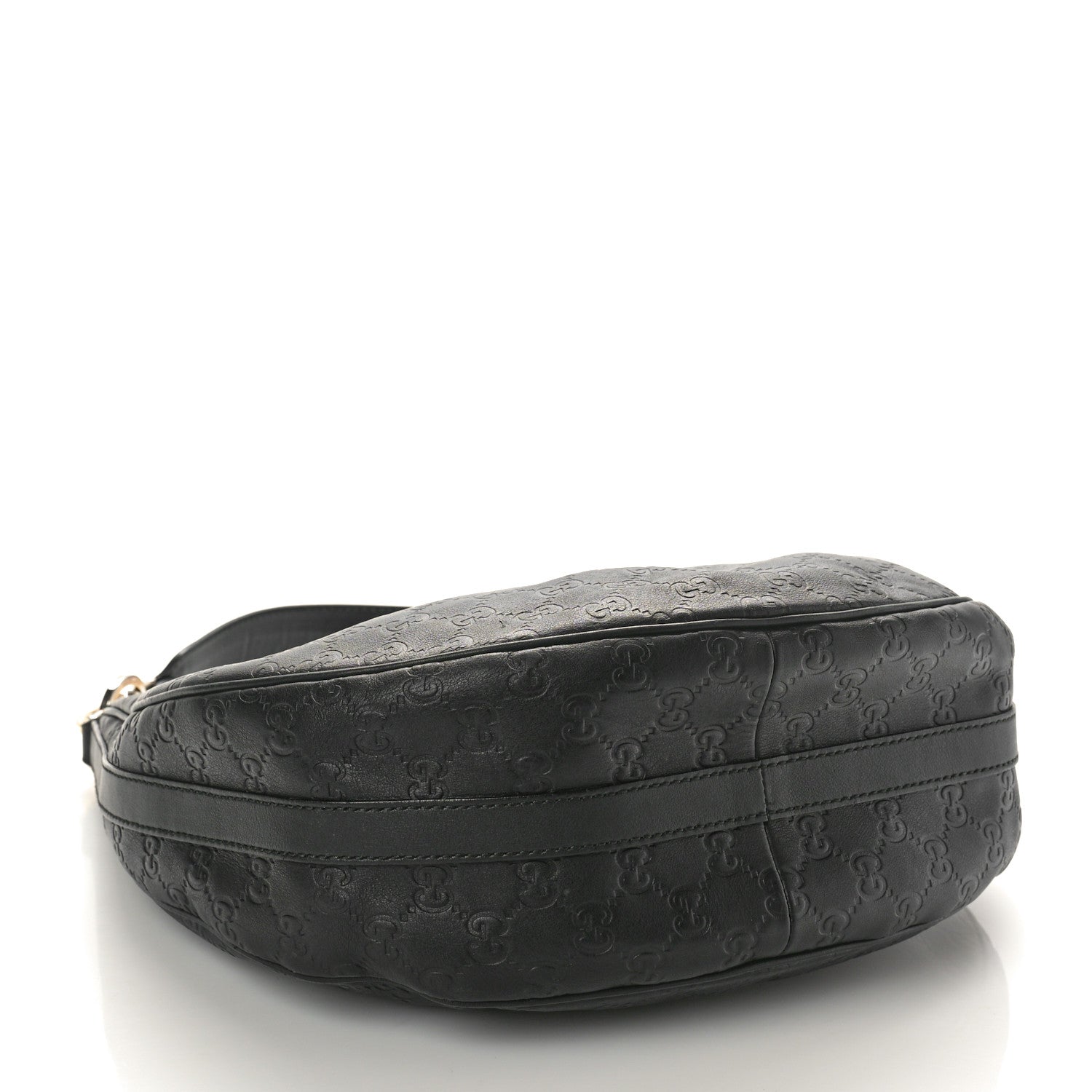 Gucci Guccissima Medium GG Twins Hobo Black 4 of 10