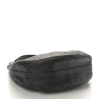Gucci Guccissima Medium GG Twins Hobo Black 4 of 10