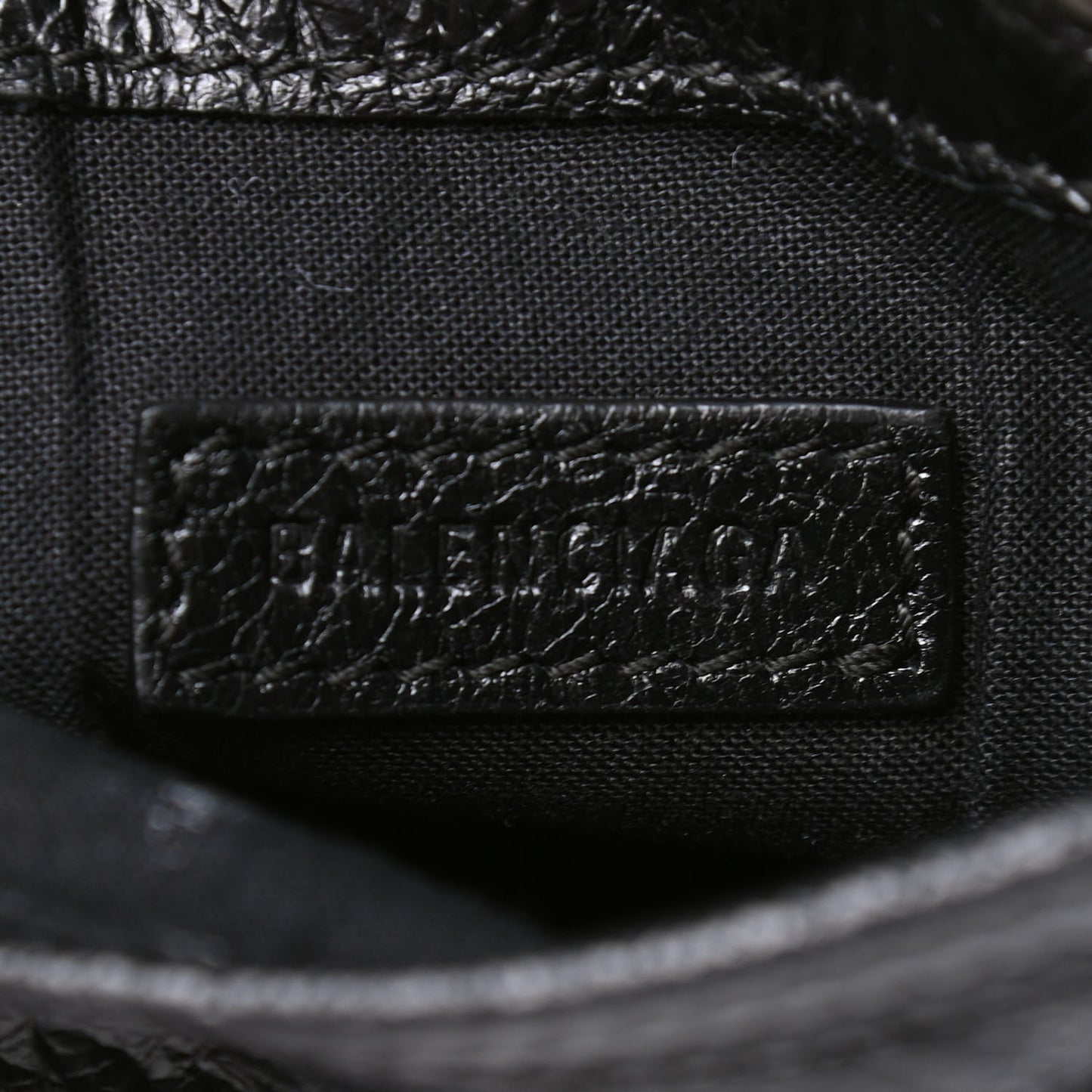 Agneau Arena Graffiti All Over Small Explorer Pouch with Strap Black Multicolor