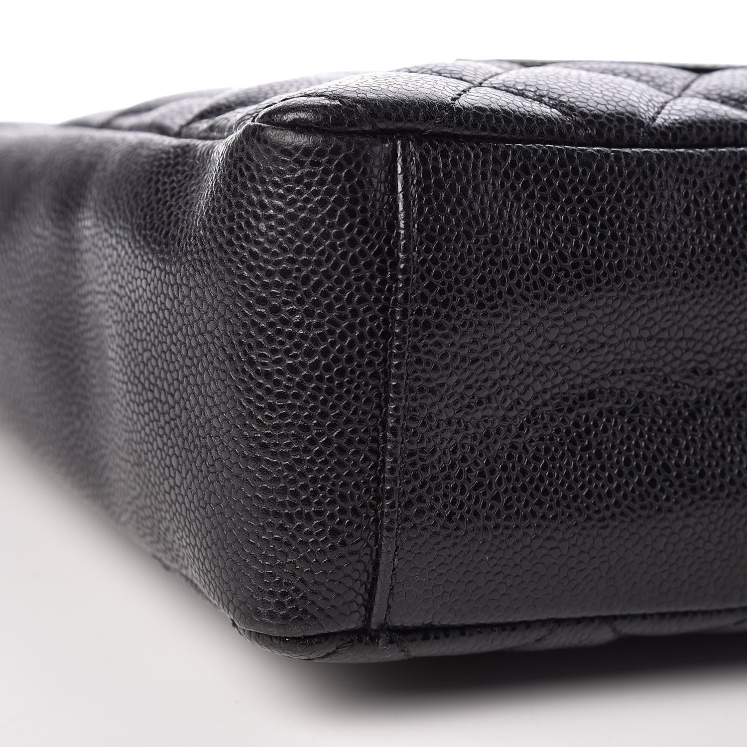 Chanel Caviar Quilted Petit Shopping Tote PST Black 8 of 12