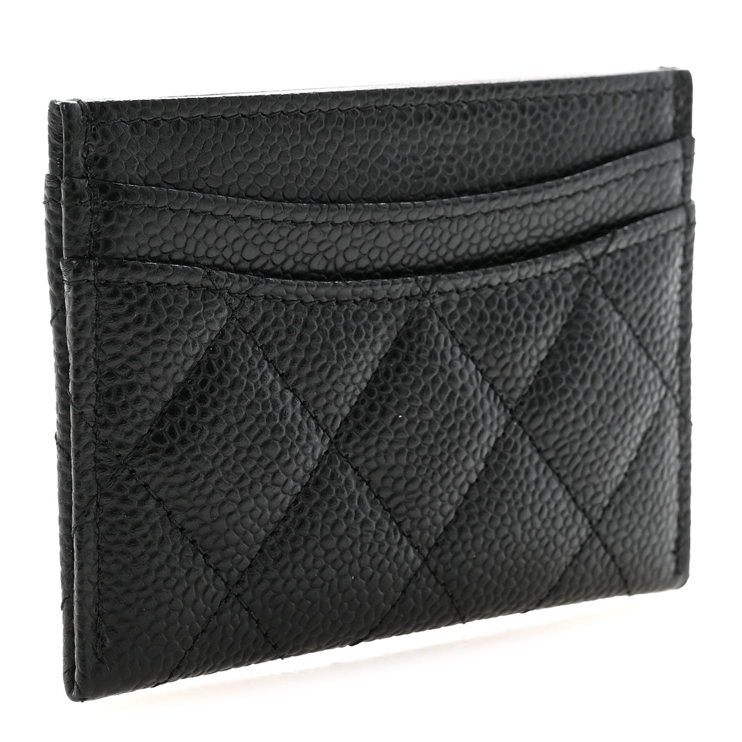 Chanel Caviar Quilted Card Holder Black 3 of 9