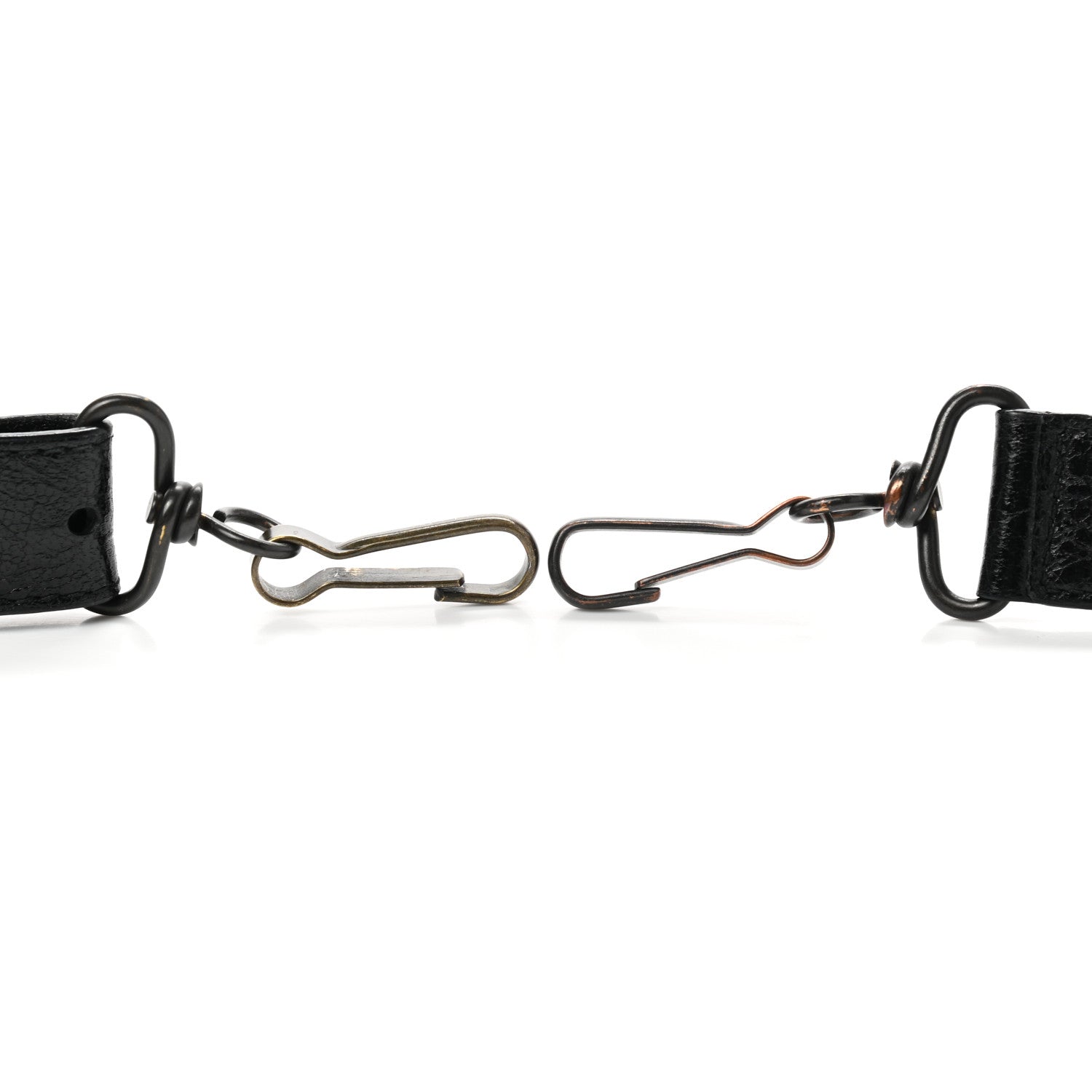 Balenciaga Agneau Classic Hardware Logo Shoulder Strap Black 4 of 5