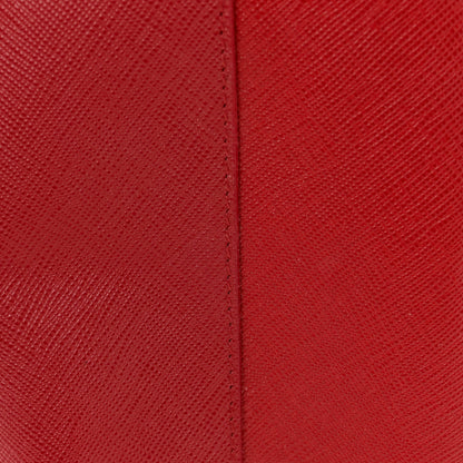 Prada Saffiano Lux Large Tote Fuoco 17 of 18