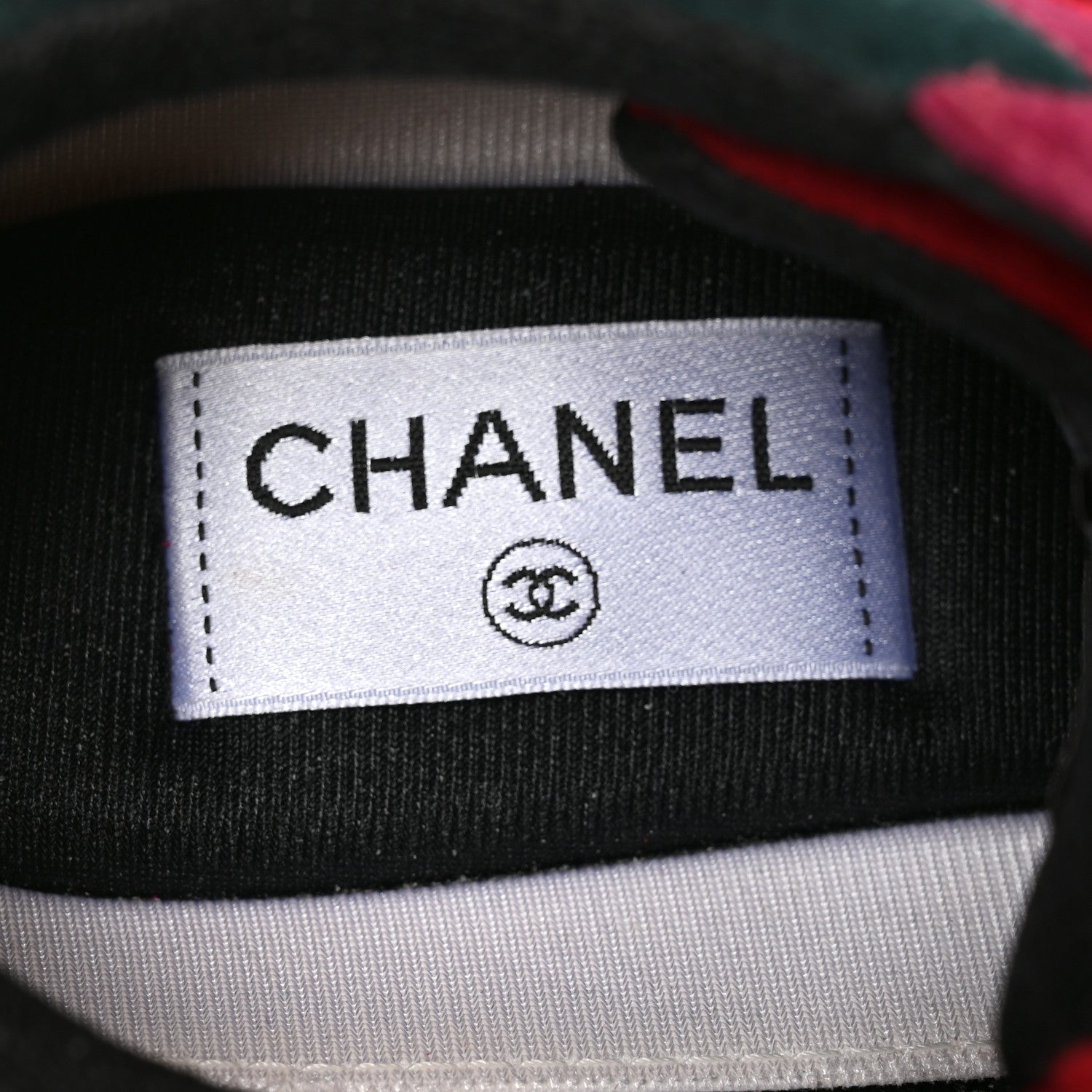 Chanel Suede Calfskin CC Sneakers 40 Burgundy Red 7 of 9