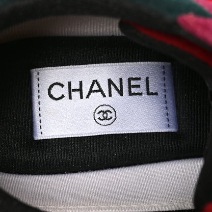 Chanel Suede Calfskin CC Sneakers 40 Burgundy Red 7 of 9