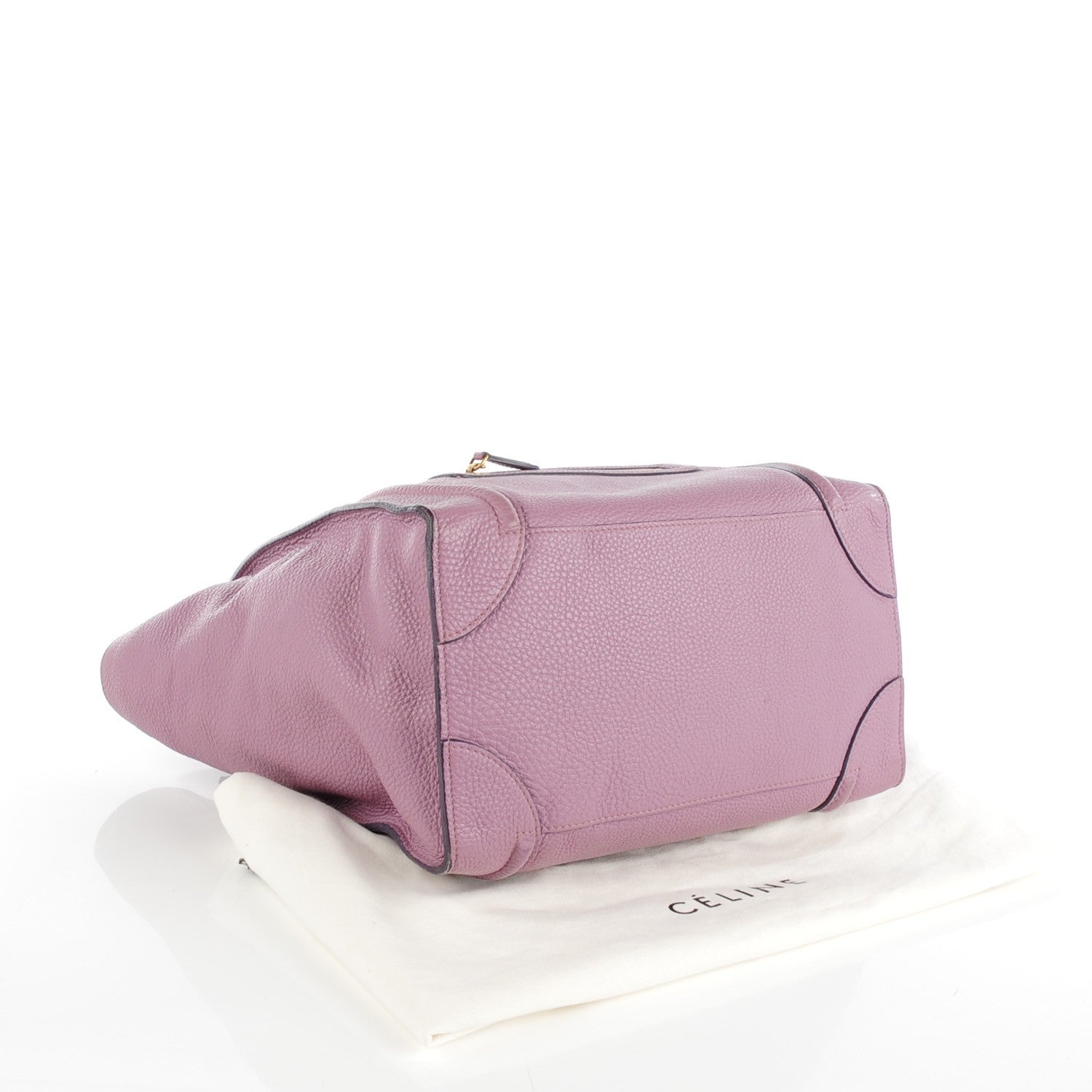 Celine Pebbled Calfskin Mini Luggage Lilac 6 of 11