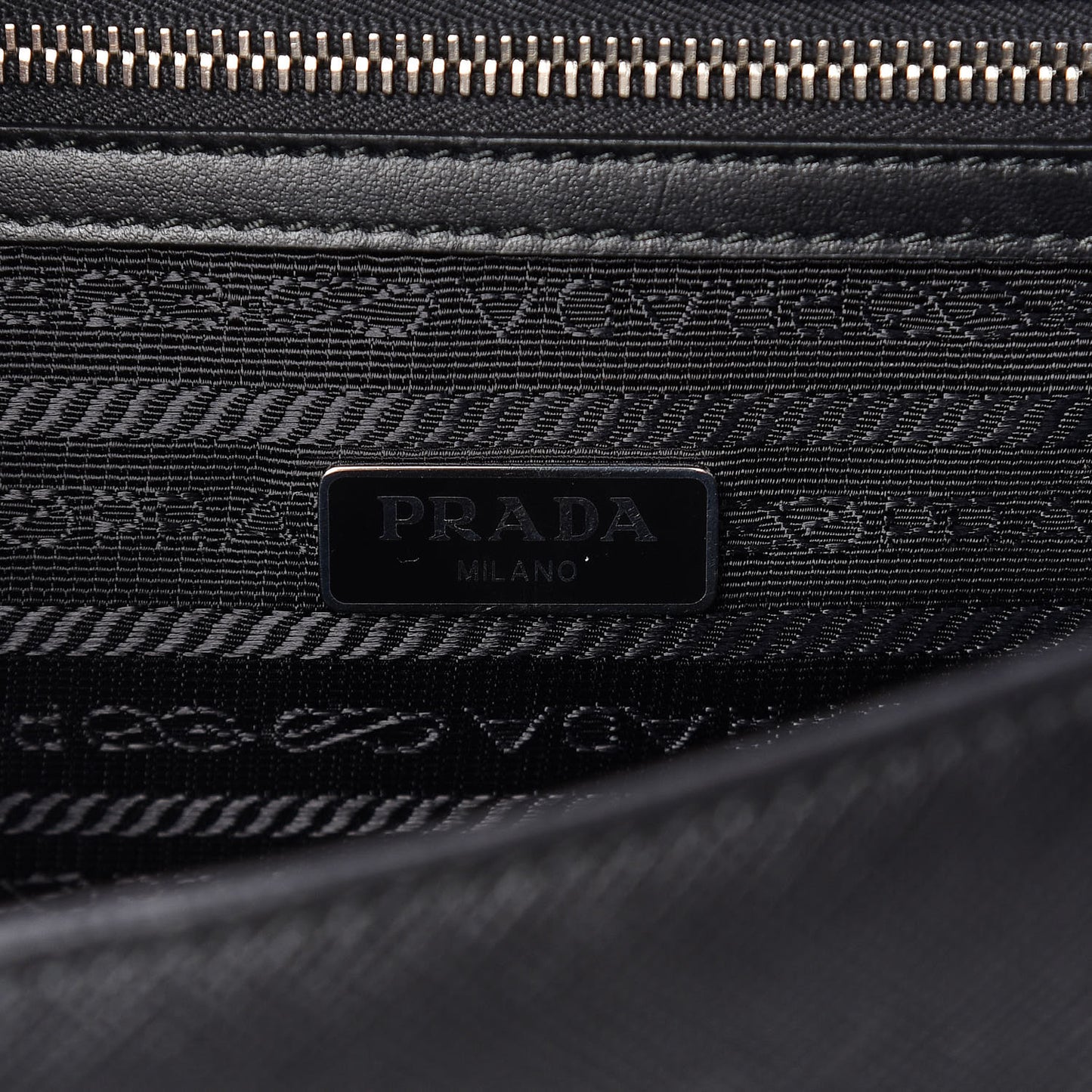 Saffiano Pattina Crossbody Bag Black