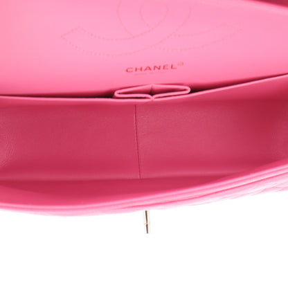 Chanel Caviar Quilted Jumbo Double Flap Pink 5 of 11