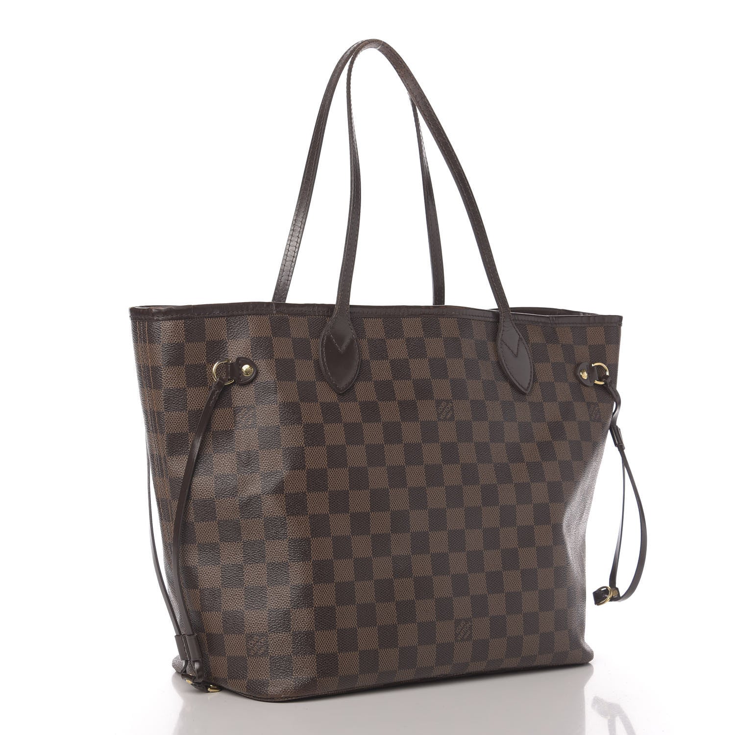 Louis Vuitton Damier Ebene Neo Neverfull MM Rose Ballerine 4 of 20