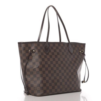 Louis Vuitton Damier Ebene Neo Neverfull MM Rose Ballerine 4 of 20