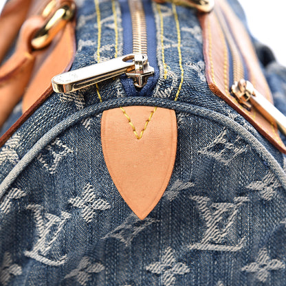 Louis Vuitton Monogram Denim Neo Speedy Blue 18 of 24