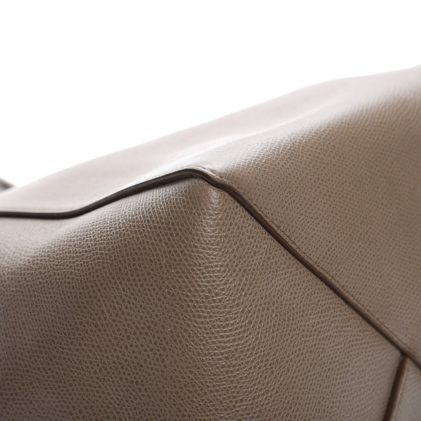 Grained Calfskin Small Horizontal Cabas Phantom Taupe