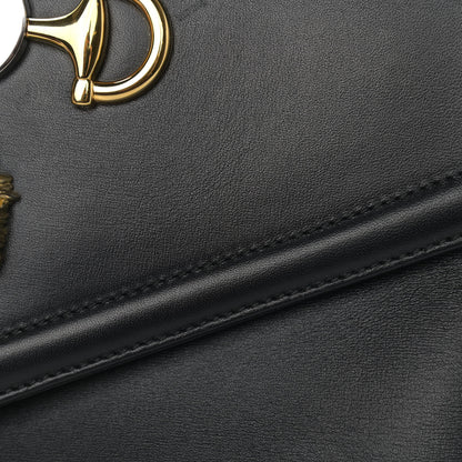 Gucci Vitello Palmellato Lux Crystal Medium Rajah Shoulder Bag Black 11 of 15