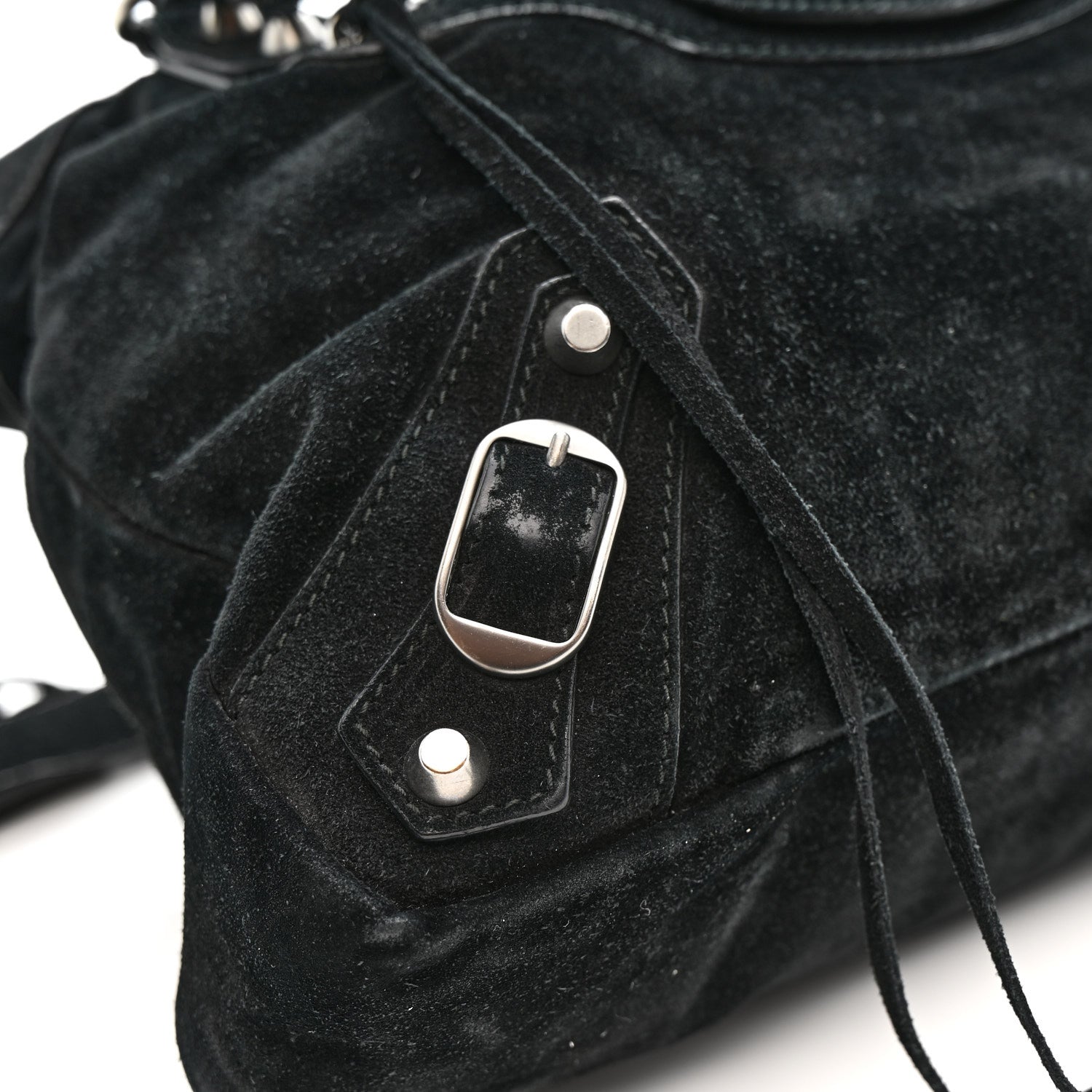 Balenciaga Baby Daim Suede Classic Hardware Town Black 14 of 19