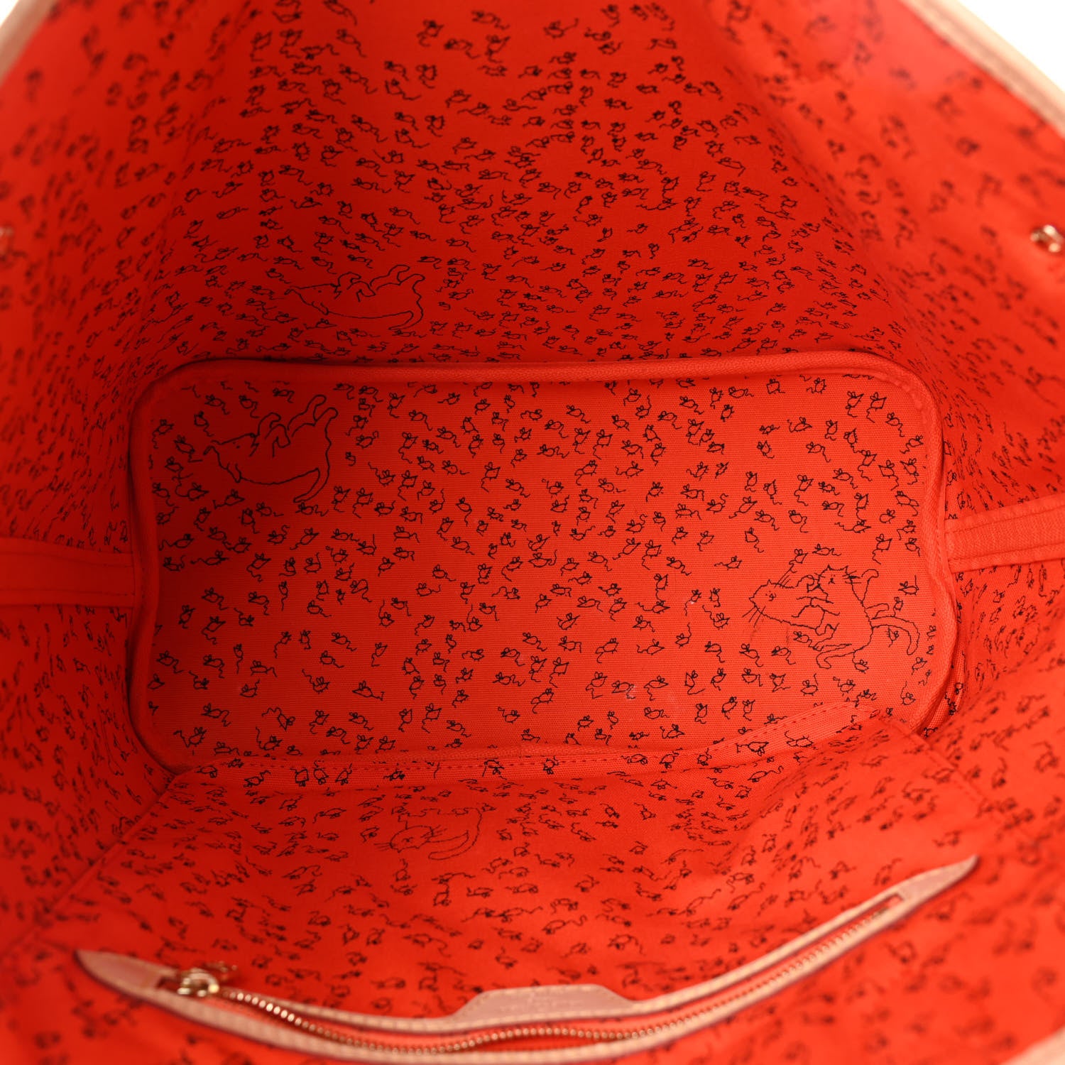 Louis Vuitton Catogram Neverfull MM Marron 3 of 4