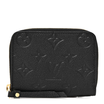 Louis Vuitton Empreinte Zippy Coin Purse Black 1 of 8