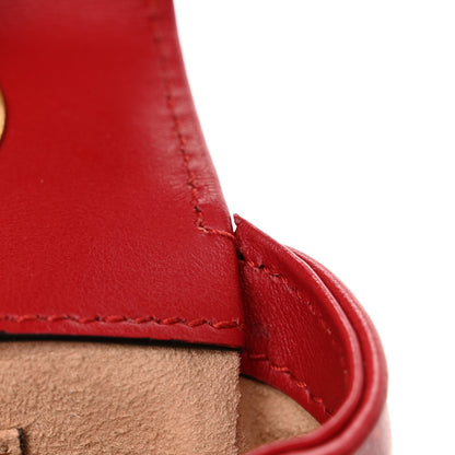 Gucci Calfskin Matelasse Mini GG Marmont Shoulder Bag Hibiscus Red 12 of 12