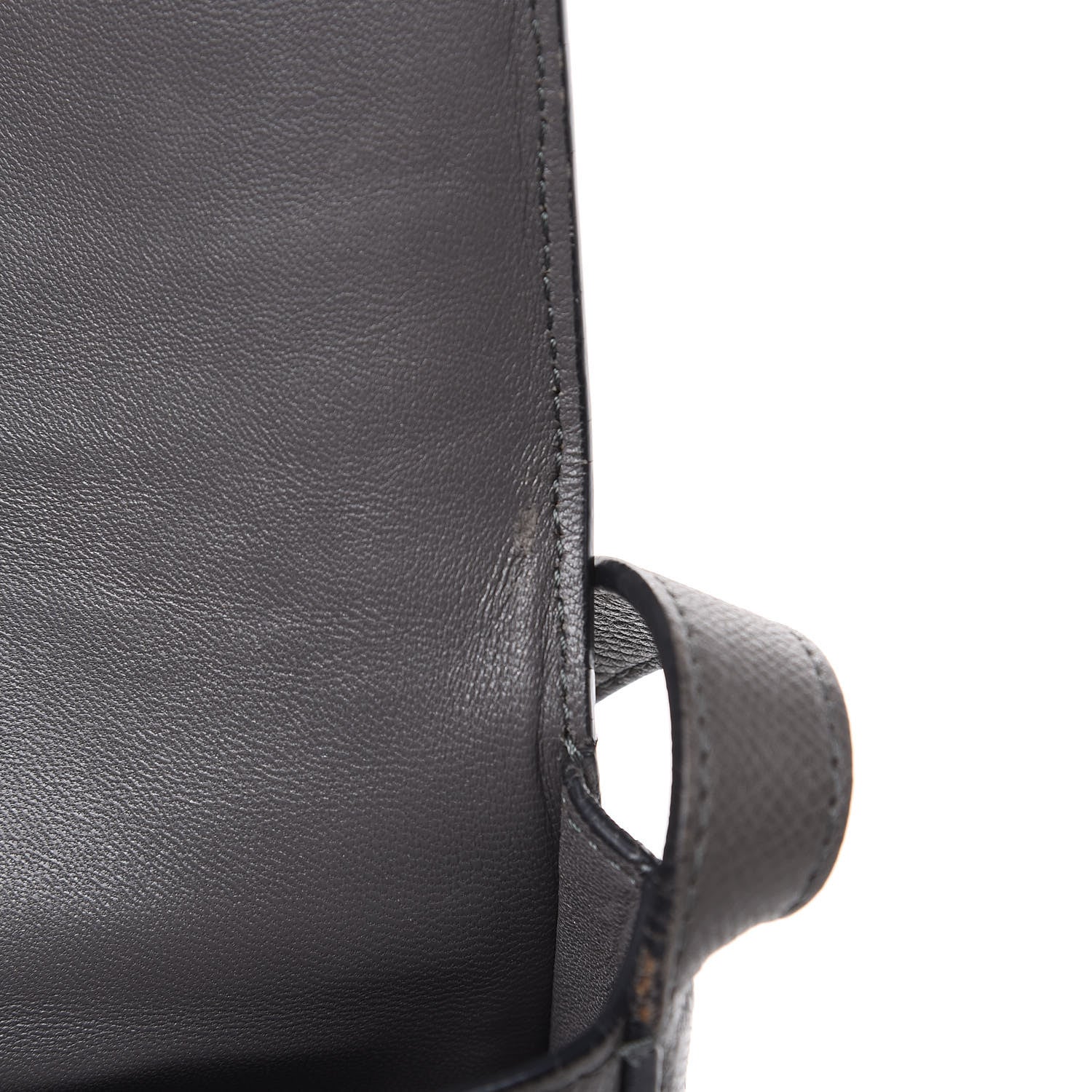Celine Grained Calfskin Medium Trotteur Taupe 9 of 15