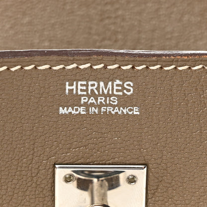 Hermes Chevre Mysore Birkin 25 Etoupe 6 of 10