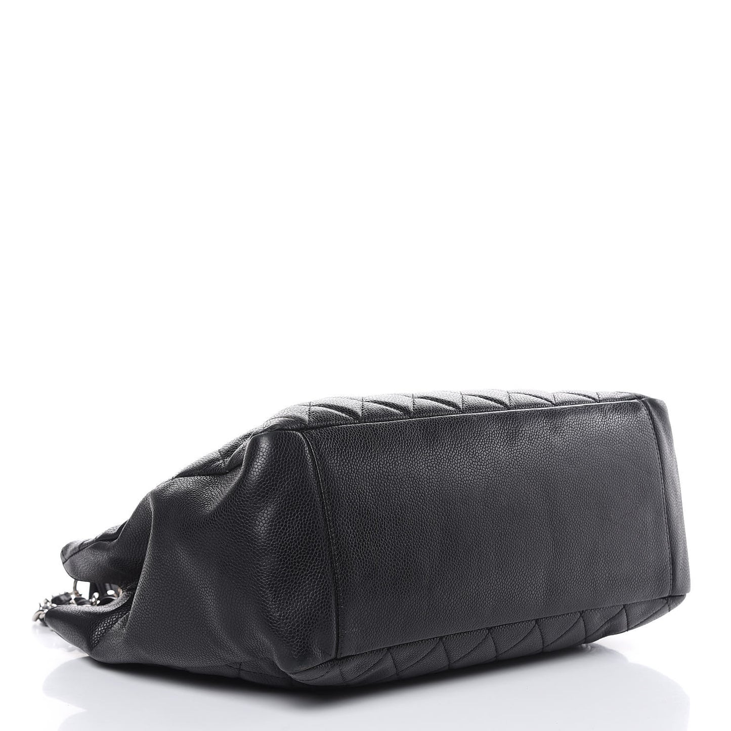 Caviar Quilted Grand Shopping Tote GST Black