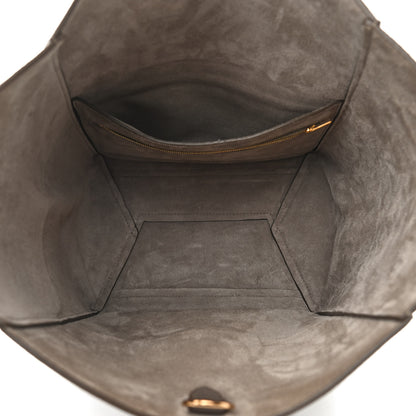 Celine Soft Grained Calfskin Sangle Bucket Bag Taupe 5 of 10