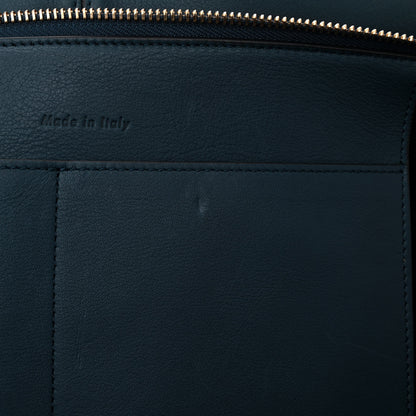 Celine Calfskin Small Tri-Fold Shoulder Bag Steel Blue 13 of 14