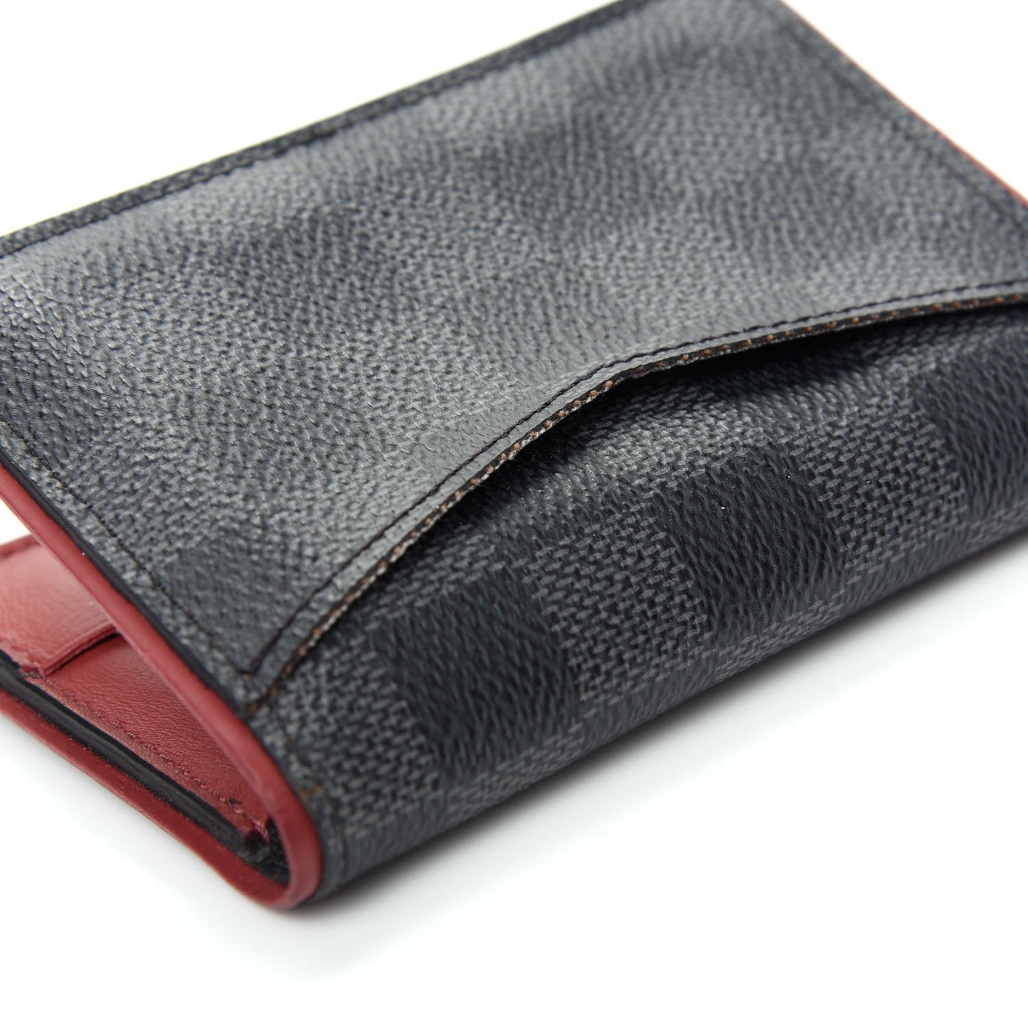 Damier Graphite Pocket Organizer Bordeaux