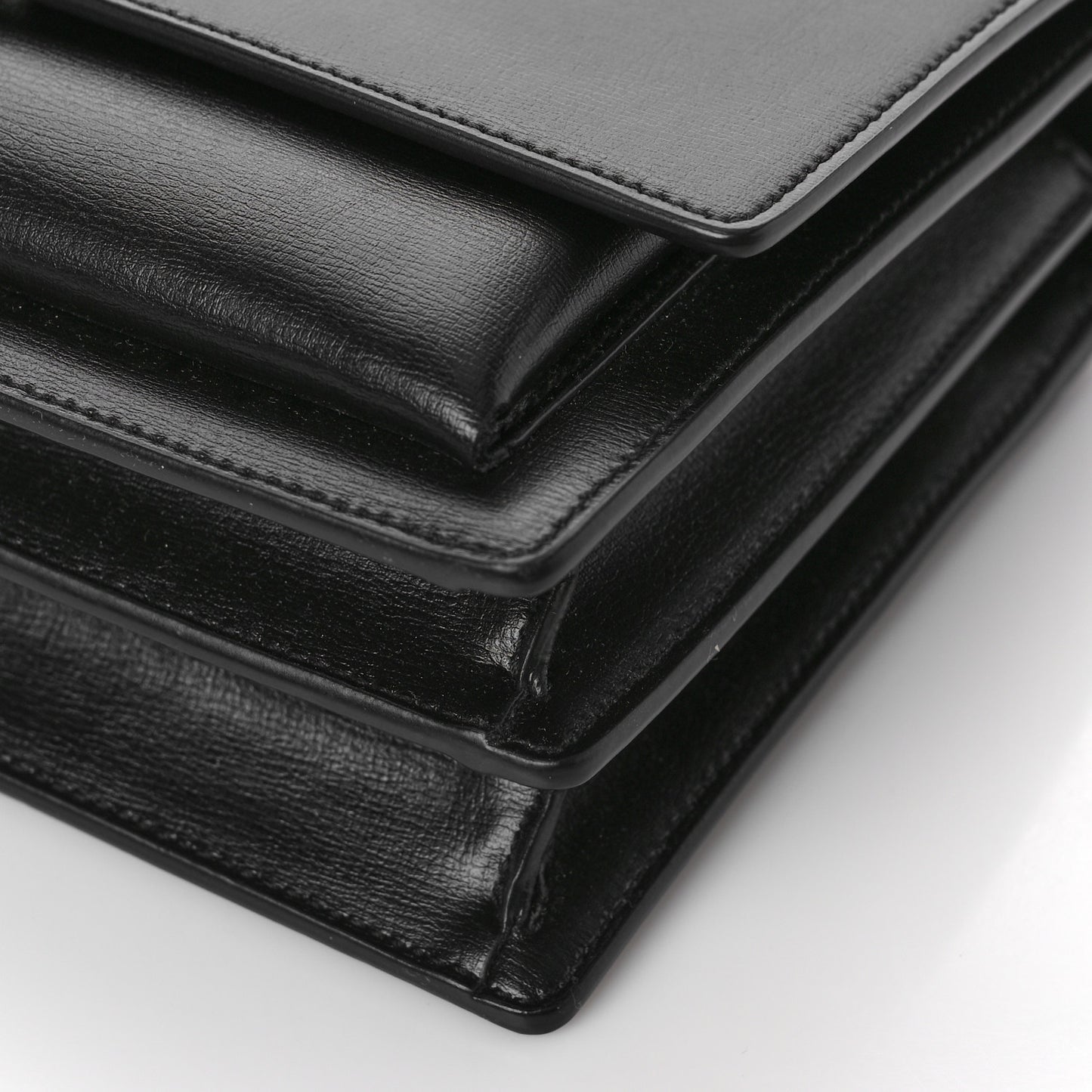 Calfskin Medium Monogram Monochrome Sunset Black