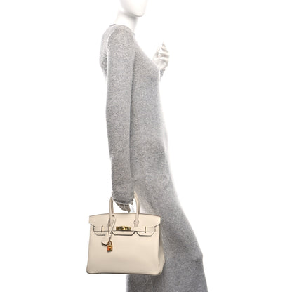 Hermes Epsom Birkin 30 Craie 2 of 13